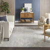 Nourison Splendid SLD01 Light Grey Area Rug Room Image Feature