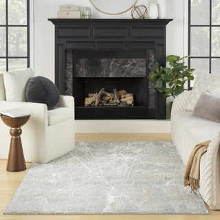 Nourison Splendid SLD02 Beige Blue Area Rug Room Image Feature