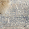 Nourison Splendid SLD02 Beige Blue Area Rug Corner Image