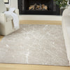 Nourison Splendid SLD02 Mocha Ivory Area Rug Corner Image