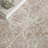 Nourison Splendid SLD02 Mocha Ivory Area Rug Corner Image