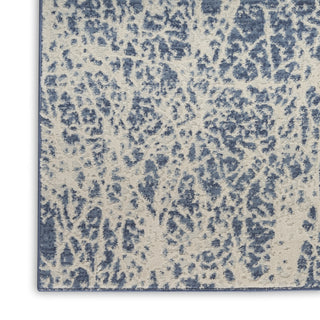 Nourison Splendid SLD02 Navy Ivory Area Rug T' R
