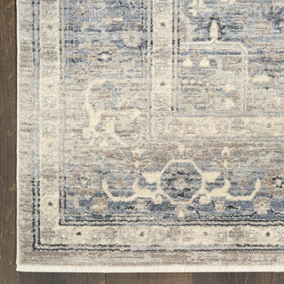 Nourison Sultana SLL02 Blue Area Rug Detail Image