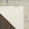 Nourison Sultana SLL04 Ivory Blue Area Rug Corner Image