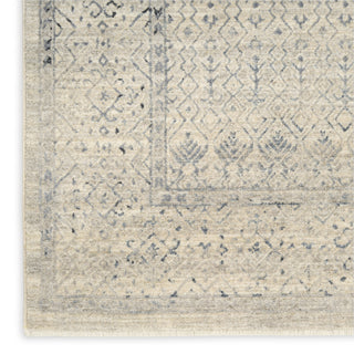 Nourison Sultana SLL04 Ivory Blue Area Rug Texture Image