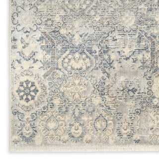Nourison Sultana SLL05 Blue Area Rug Texture Image