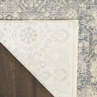 Nourison Sultana SLL05 Blue Area Rug Corner Image