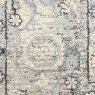 Nourison Sultana SLL06 Ivory Blue Area Rug Swatch Image