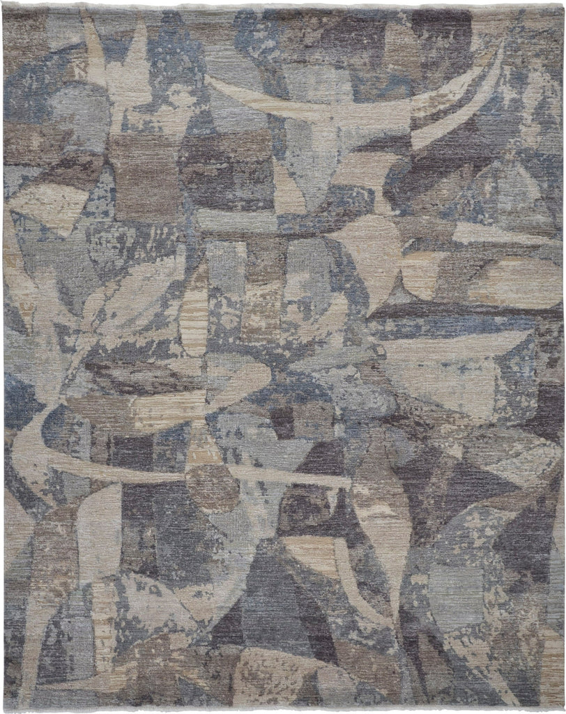 Havila Fine Rugs Sabine H1865 Blue/Gray Area Rug