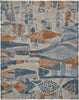 Havila Fine Rugs Sabine H1888 Blue/Rust Area Rug