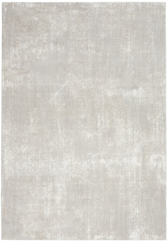 Nourison Silky Textures SLY01 Ivory/Grey Area Rug main image