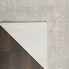 Nourison Silky Textures SLY01 Ivory/Grey Area Rug Corner Image