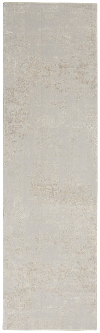 Nourison Silky Textures SLY01 Ivory/Grey Area Rug Main Image