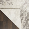 Nourison Silky Textures SLY03 Brown Ivory Area Rug Corner Image