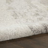 Nourison Silky Textures SLY03 Brown Ivory Area Rug Corner Image