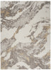 Nourison Silky Textures SLY03 Brown Ivory Area Rug Main Image