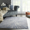 Nourison Silky Textures SLY05 Blue Grey Area Rug Texture Image