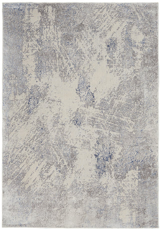 Nourison Silky Textures SLY06 Ivory/Grey Area Rug main image