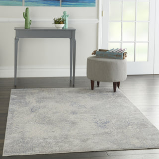Nourison Silky Textures SLY06 Ivory/Grey Area Rug Texture Image