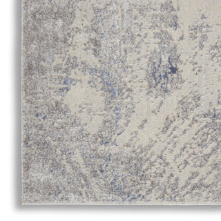 Nourison Silky Textures SLY06 Ivory/Grey Area Rug Texture Image