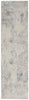 Nourison Silky Textures SLY06 Ivory/Grey Area Rug Main Image