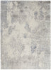 Nourison Silky Textures SLY06 Ivory/Grey Area Rug Main Image