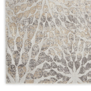 Nourison Silky Textures SLY07 Ivory/Beige Area Rug Texture Image