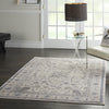 Nourison Silky Textures SLY08 Ivory/Grey Area Rug Texture Image