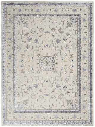 Nourison Silky Textures SLY08 Ivory/Grey Area Rug Main Image