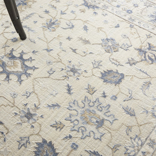 Nourison Silky Textures SLY09 Ivory Area Rug Corner Image