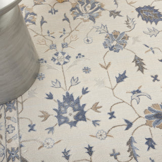 Nourison Silky Textures SLY09 Ivory Area Rug Corner Image