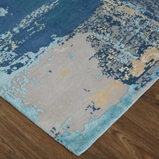 Havila Fine Rugs Murtaugh S1024 Blue/Gold Area Rug