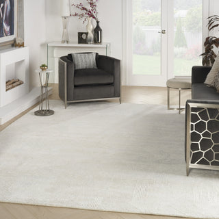 Nourison Ma30 Star SMR01 Ivory Area Rug by Michael Amini Corner Image
