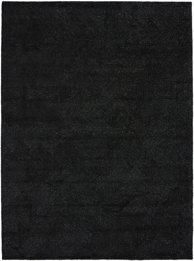 Nourison Ma30 Star SMR01 Black Area Rug by Michael Amini main image