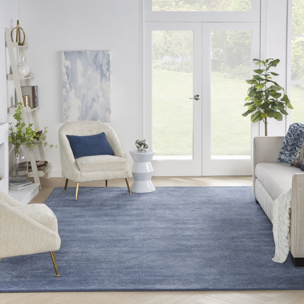 Nourison Ma30 Star SMR01 Blue Area Rug by Michael Amini Room Image Feature
