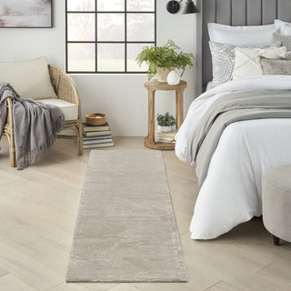 Nourison Ma30 Star SMR02 Taupe/Ivory Area Rug by Michael Amini Corner Image