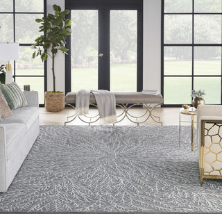 Nourison Ma30 Star SMR03 Slate/Teal Area Rug by Michael Amini Room Image Feature