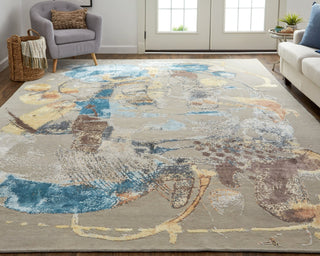 Havila Fine Rugs Muse S1029 Brown/Multi Area Rug Lifestyle Image Feature