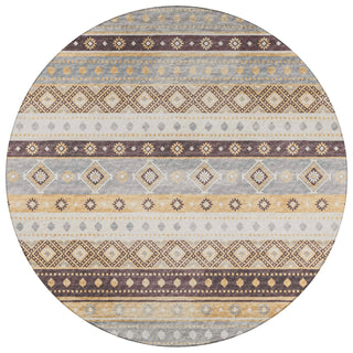 Dalyn Sedona SN12 Goldenrod Machine Washable Area Rug Round Main Image