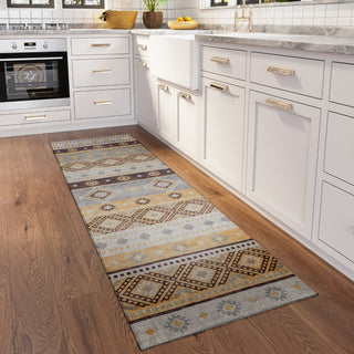 Dalyn Sedona SN12 Goldenrod Machine Washable Area Rug Runner Lifestyle Image Feature