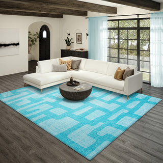 Dalyn Sedona SN4 Robins Egg Area Rug Lifestyle Image Feature