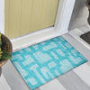 Dalyn Sedona SN4 Robins Egg Area Rug Scatter Outdoor Lifestyle Image Feature