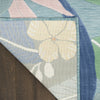 Nourison Suncoast SNC01 Blue Multicolor Area Rug Corner Image