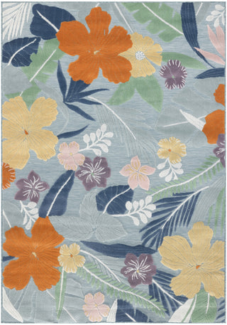 Nourison Suncoast SNC01 Blue Multicolor Area Rug main image