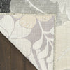 Nourison Suncoast SNC01 Grey Area Rug Corner Image