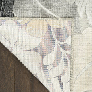 Nourison Suncoast SNC01 Grey Area Rug Corner Image