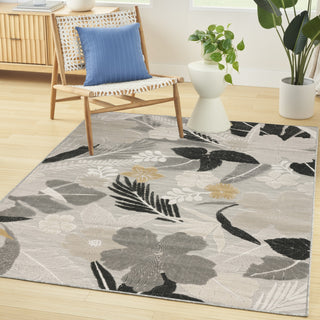Nourison Suncoast SNC01 Grey Area Rug Room Image Feature