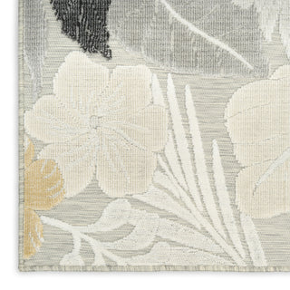 Nourison Suncoast SNC01 Grey Area Rug Texture Image