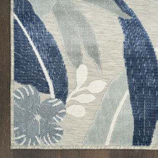 Nourison Suncoast SNC01 Grey Area Rug Detail Image