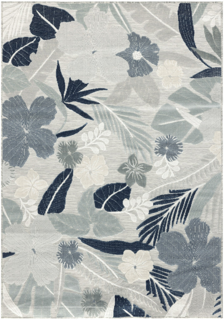 Nourison Suncoast SNC01 Grey Navy Area Rug main image
